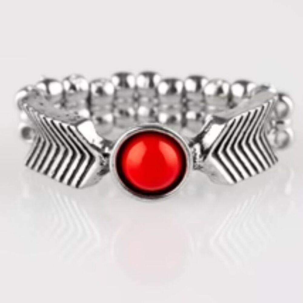 Awesomely Arrow-Dynamic Red Ring (1) - Picture 2 of 3